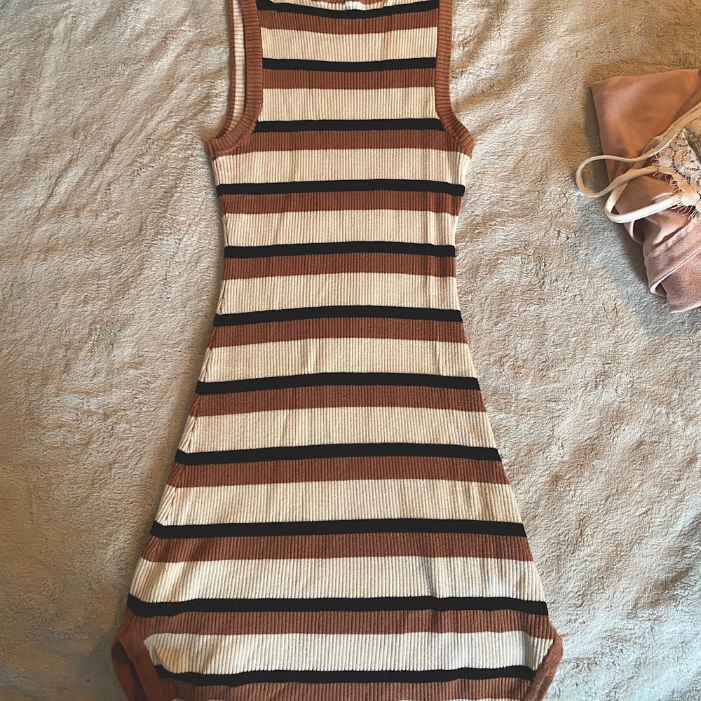 Striped Knit Dress